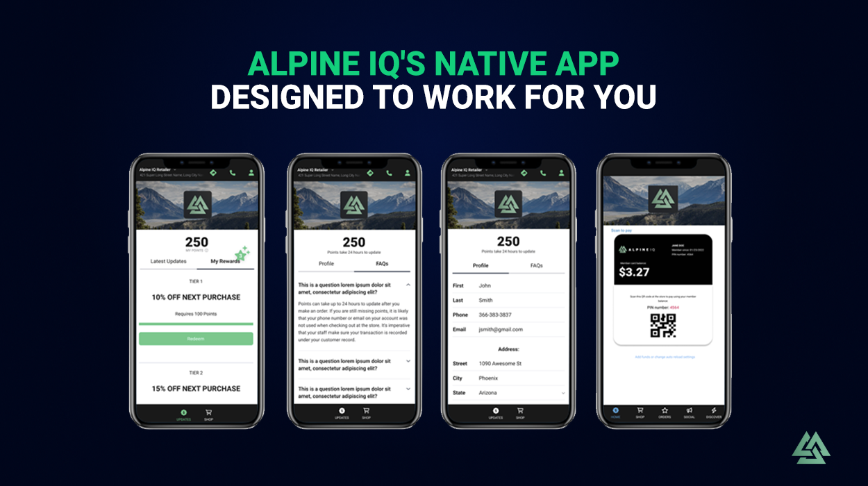 Alpine IQ native app