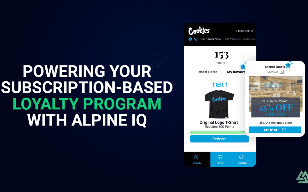 Powering your Subscription-Based Loyalty Program with Alpine IQ