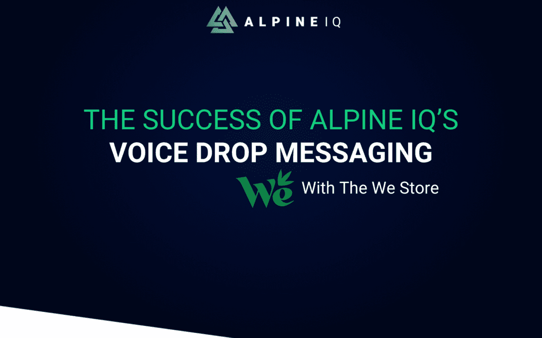 The Success of AIQ’s Voice Drop Messaging with The We Store