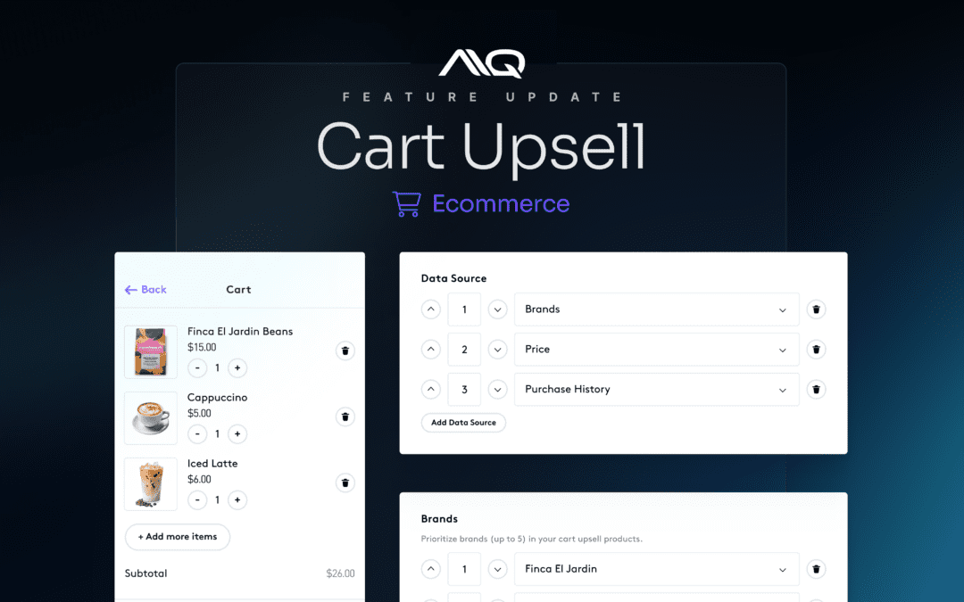 New Feature: Cart Upsell for AIQ Ecommerce